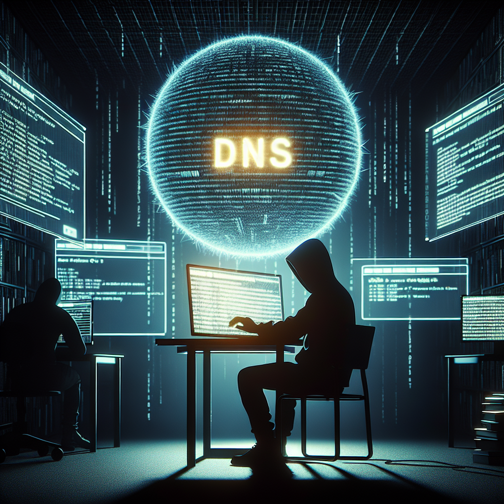 "Illustration of DNS query manipulation by hackers, showcasing the process of redirecting internet traffic for malicious activities, as discussed in the article 'Understanding How Hackers Manipulate DNS Queries for Malicious Purposes.'"