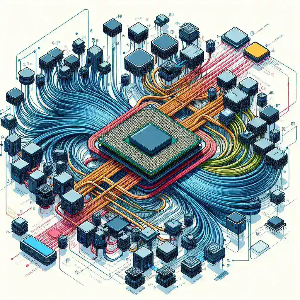 How do CPUs interact with GPUs in tasks like physics calculations?