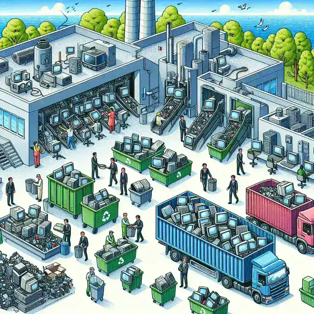 What organizations handle CRT recycling?